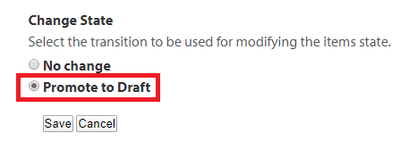 Google Doc Promote to Draft