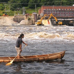 Breaching Veazie Dam begins as part of Penobscot River Restoration