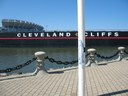 Lotsa Lakes there.  Cleveland Cliffs produces iron ore pellets from the midwest iron mines; the laker is berthed in Cleveland harbor.