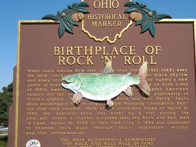 Lake trout rocks at Rock Hall near Lake Erie