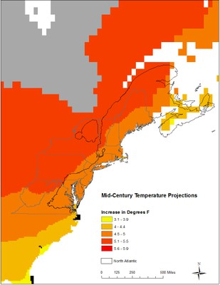 Climate Change Vulnerability Index for Northeast species 