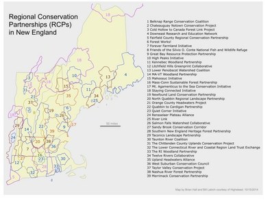 Science Delivery: Map of Regional Conservation Parnterships