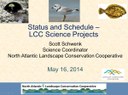 North Atlantic LCC Science Projects and Science Needs - May 2014